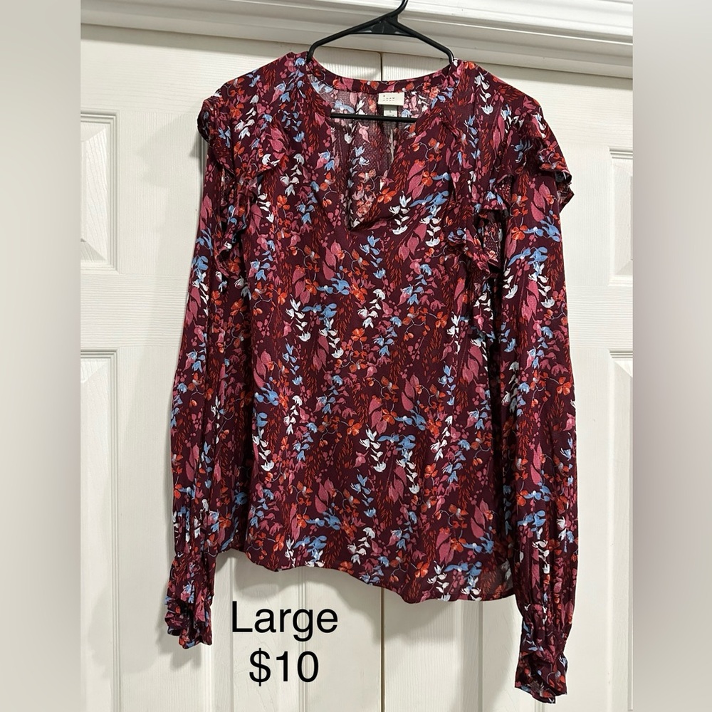 Floral Long Sleeve Blouse